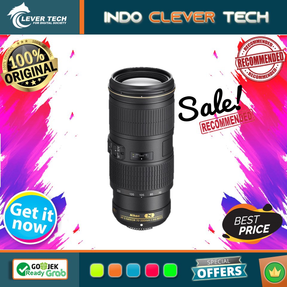 Nikon AF-S 70-200mm f/4G ED VR - Distributor