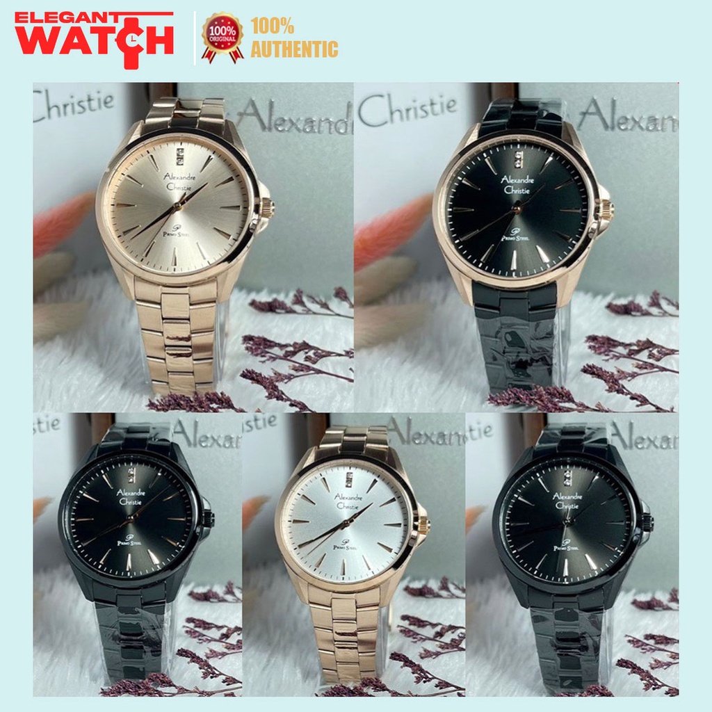 Jam Tangan Wanita Alexandre Christie AC 1018 / AC1018 Original Garansi Resmi