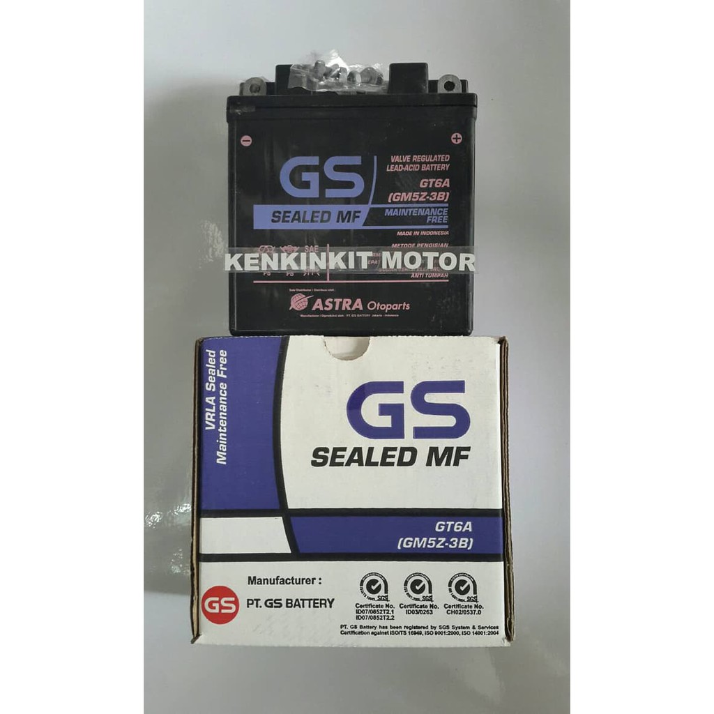 Aki Gm5Z-3B Kering Gs Astra