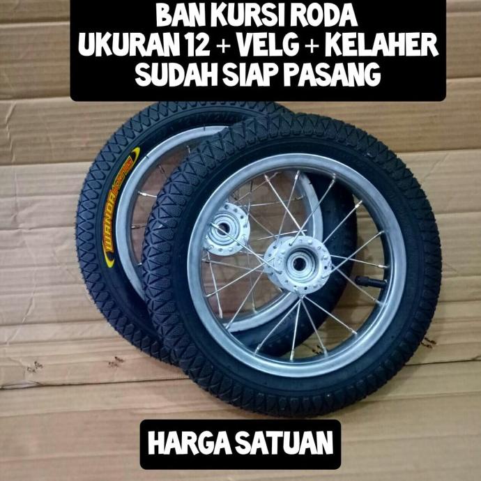 Ban kursi roda ukuran 12 ban kursi roda