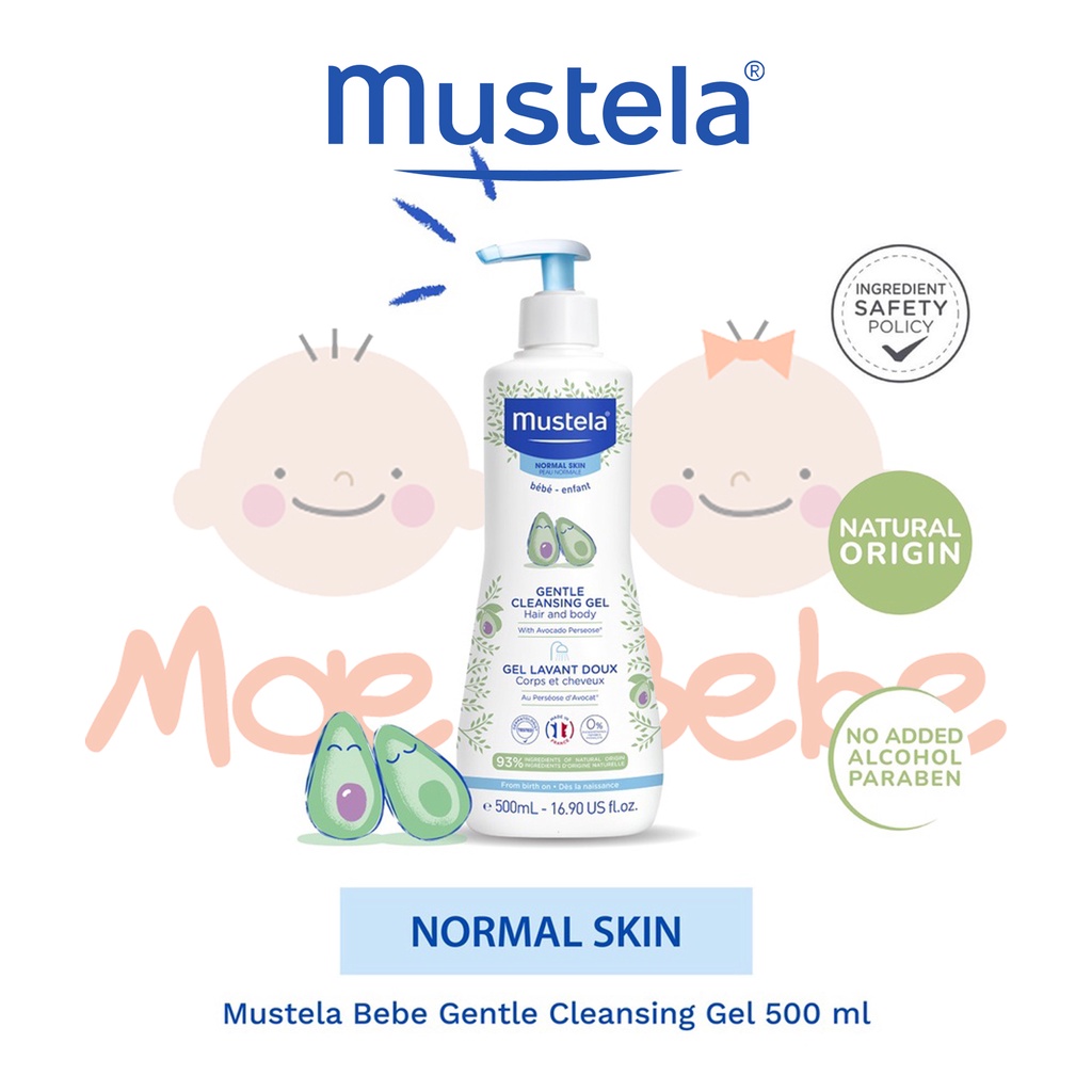 [PROMO] Mustela Gentle Cleansing Gel Hair &amp; Body 500ml