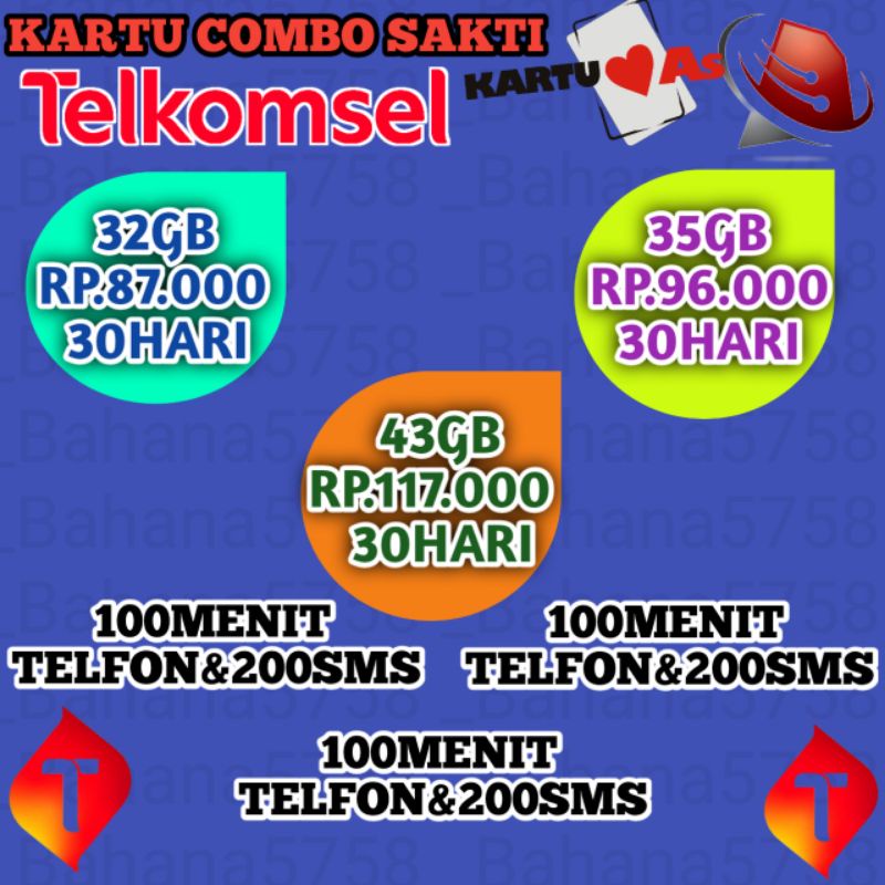 KARTU SAKTI COMBO AS 32/35/43 GB