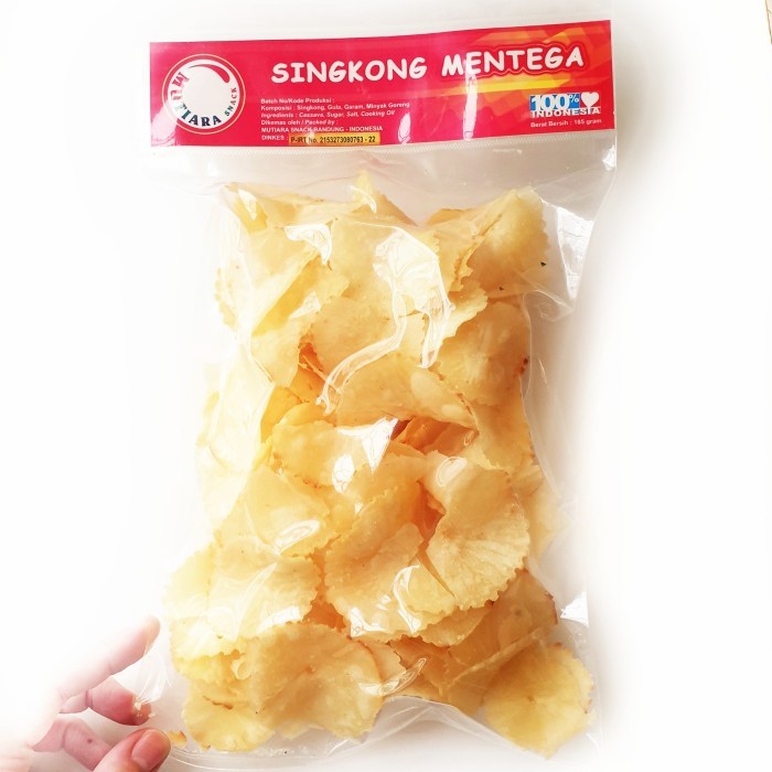

Snack Keripik Singkong Mentega Asin Gurih Oleh Oleh Khas Bandung Gurih