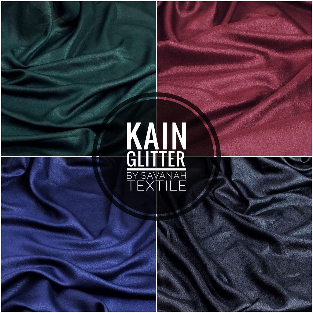 Kain Glitter Halus Impor Korea PREMIUM (lebar 115cm)