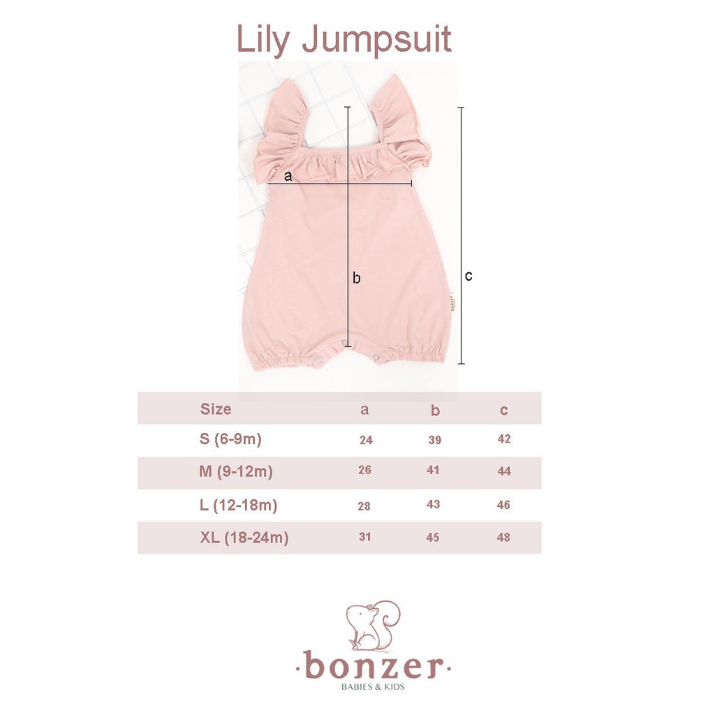 PROMO 7.7 PROMO BAJU LEBARAN MURAH BONZER LILY Jumpsuit - Jumpsuit bayi, jumpsuit anak, baju bayi, baju anak, jumper bayi 6-24 BULAN