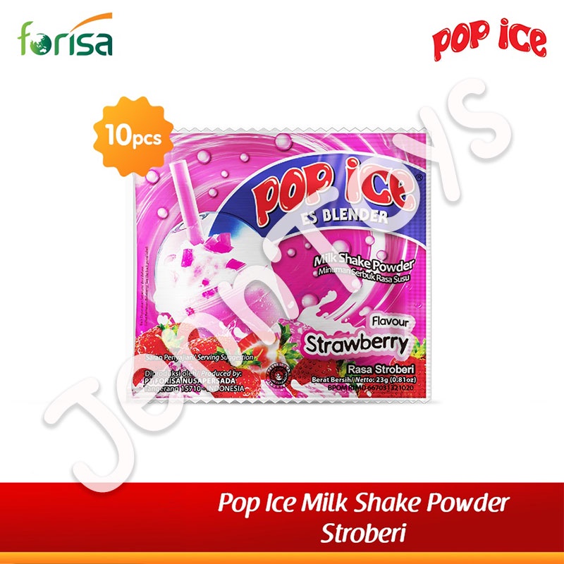 JennToys - [1 RENCENG = 10 SACHET ] Es blender sachet POP ICE Sachet