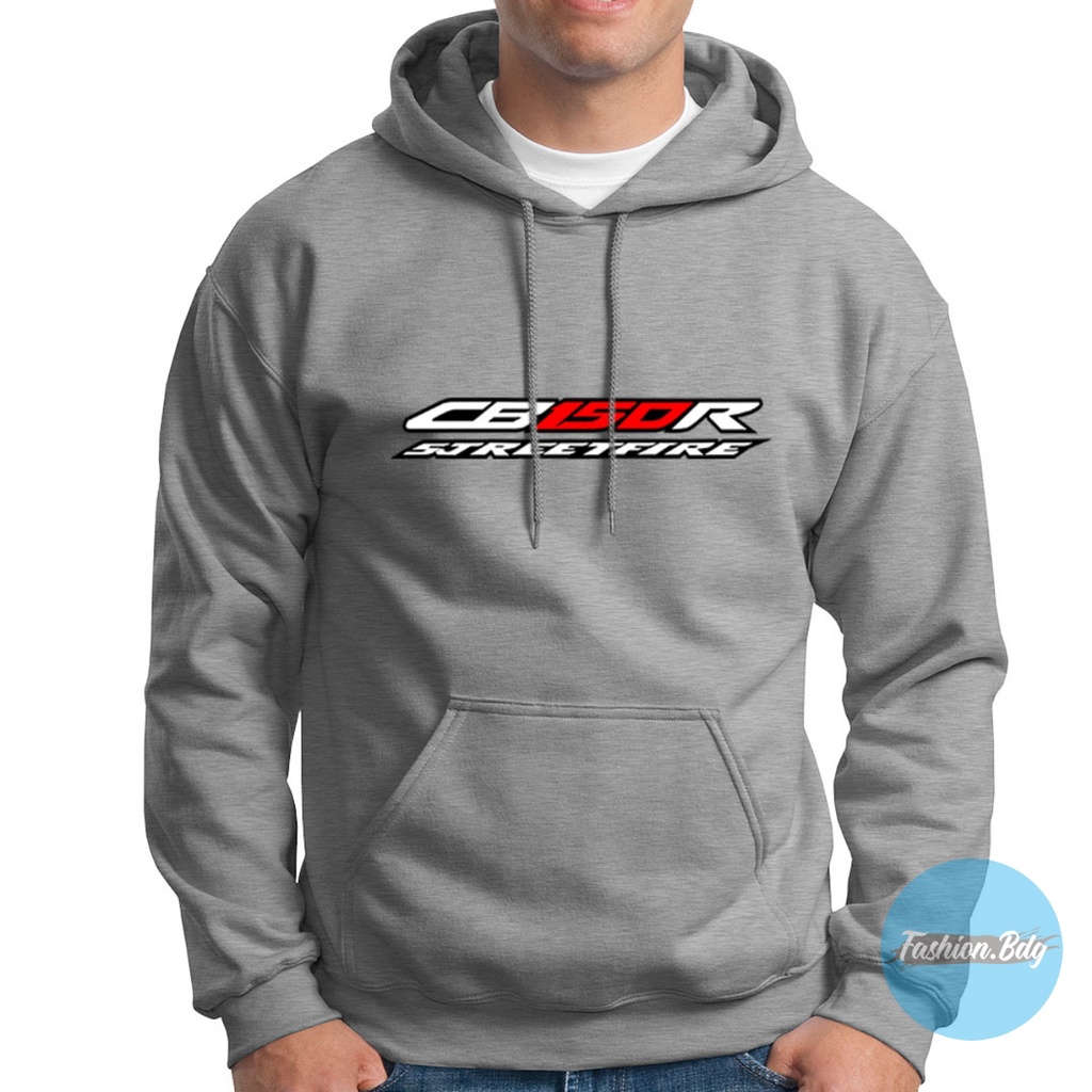 SWEATER HOODIE CB150R STREETFIRE BAHAN FLEECE M L XL XXL