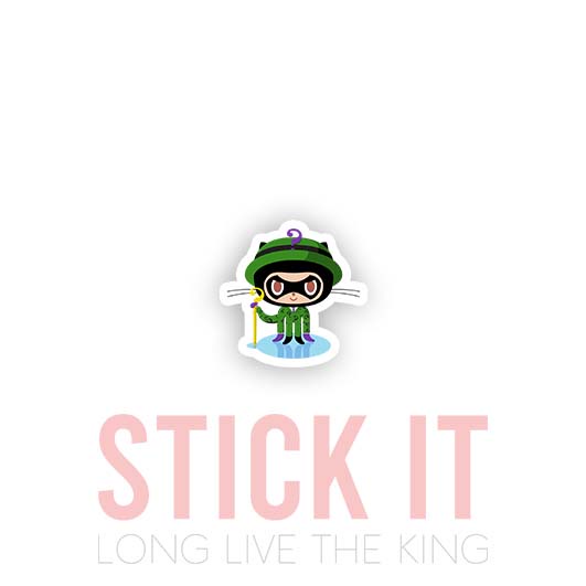 

Stiker sablon setrika DTF kaos baju sticker vinyl github 44 programmer 35