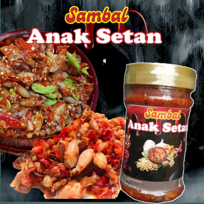 

Sambel Baby Cumi/Cakalang/pete/Roa/Ebi - Sambal Anak Setan