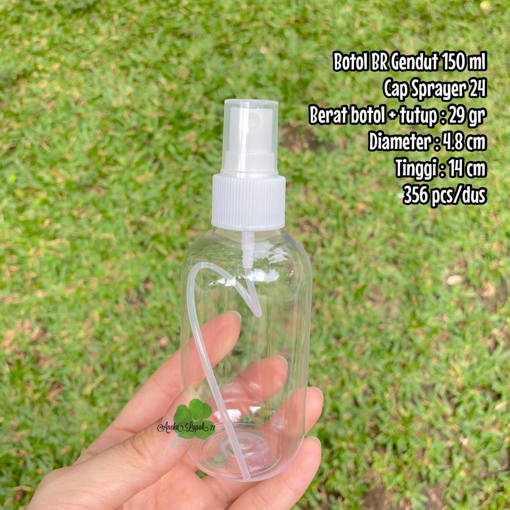 Botol SPRAY BR Gendut 150 ml botol kemasan kosmetik 150 ml