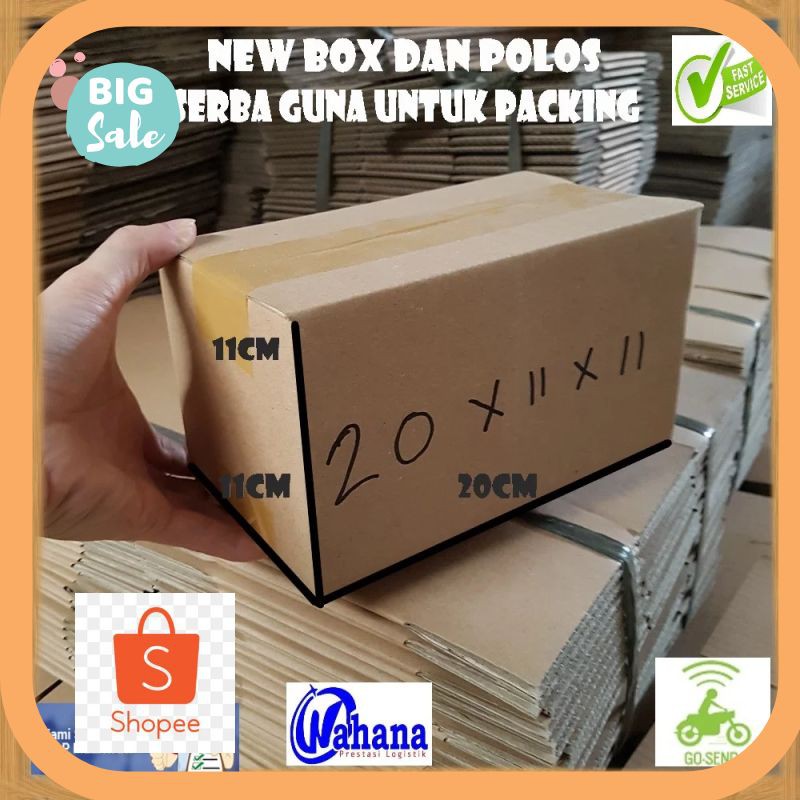 

Termurah Kardus Box Polos Ukuran20x11x11 Terhot
