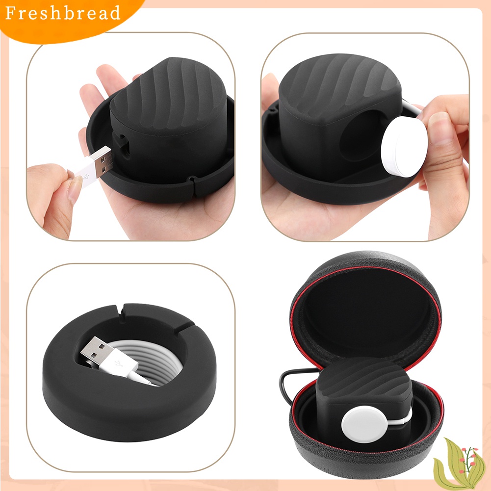 Terlaris Portable Mini Silicone Charging Stand Holder Storage Case Cover Box for iWatch