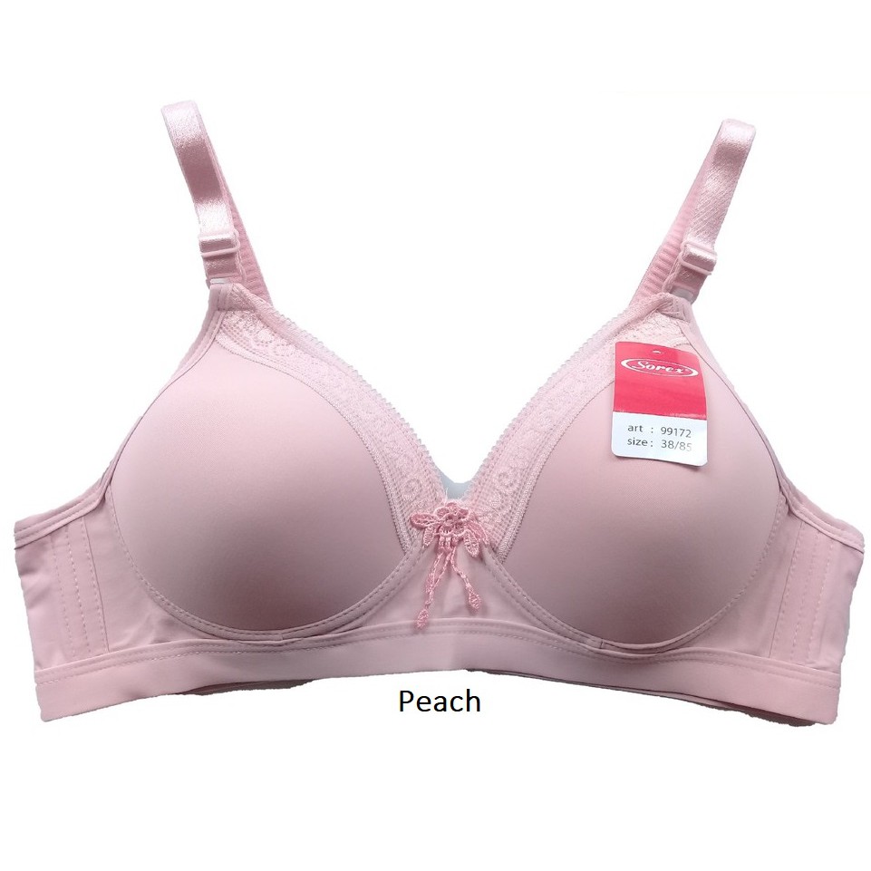 BB BRA SOREX 99172 CUP BESAR BIG SIZE CUP TANPA KAWAT BUSA TIPIS SILKY LEMBUT UNDERWEAR WANITA