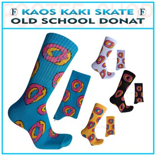  kaos  kaki  skate old school donat  oldschool Shopee 