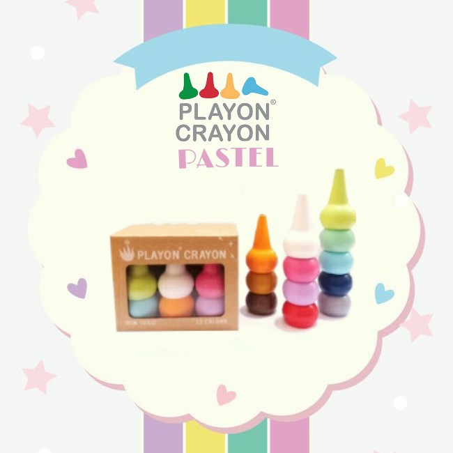 

Playon Crayon Pastel Colors 12 Pcs