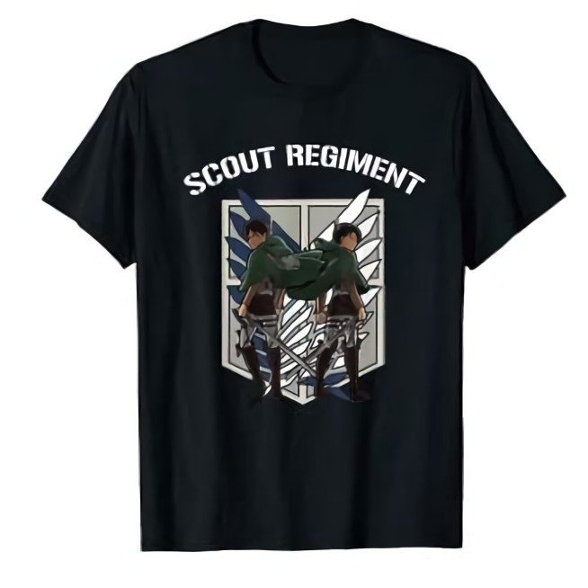 Tshirt SNK Survey Corps Scout Regiment Anime Attack On Titan