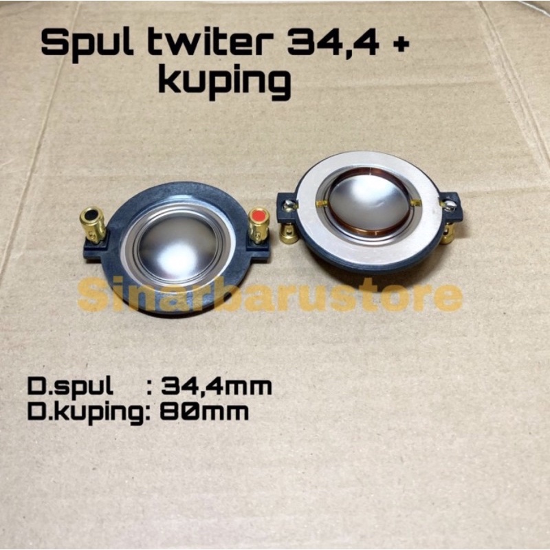 Spul Tweeter 34,4mm + Kuping