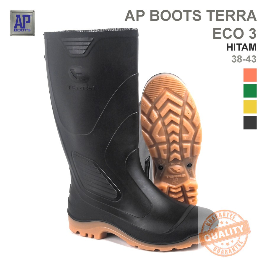 PALING MURAH AP Boots Terra Eco 3 Size 38 sd 43 HIJAU HITAM ORANGE