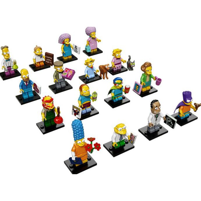 LEGO 71009 MINIFIGURES The Simpsons Series 2 Complete Set