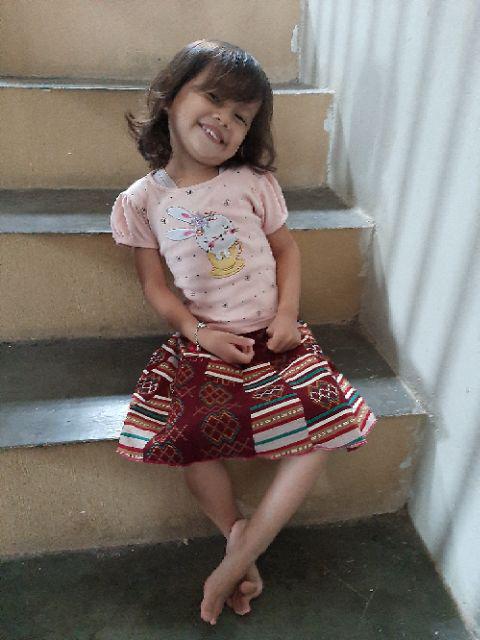 Rok Batik Anak Uk. 3-4 Tahun / Skirt Pendek Anak Perempuan Bawahan Motif Batik