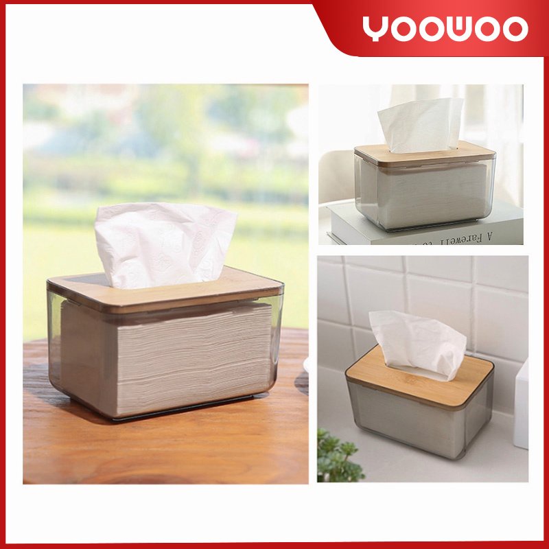 Kotak tisu transparan /Tissue Box /kotak penyimpanan tisu /Wadah Tisu Tempat Tisu Minimalis