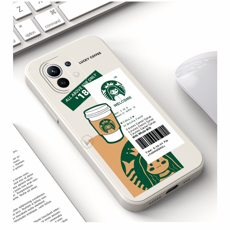 INS Starbucks Trendy Soft Case Infinix Hot 10 Play 10T 9 Play 11S NFC Smart 5 Note 11 Pro Note 10 Pro Infinix Hot 10S