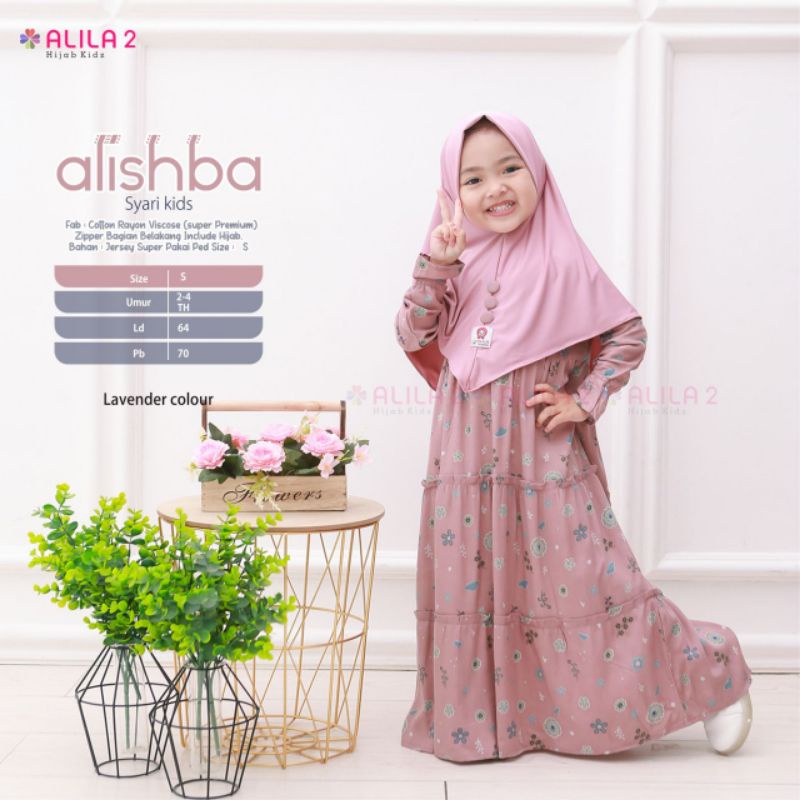 GAMIS ANAK ALISHBA / CARISSA FREE HIJAB