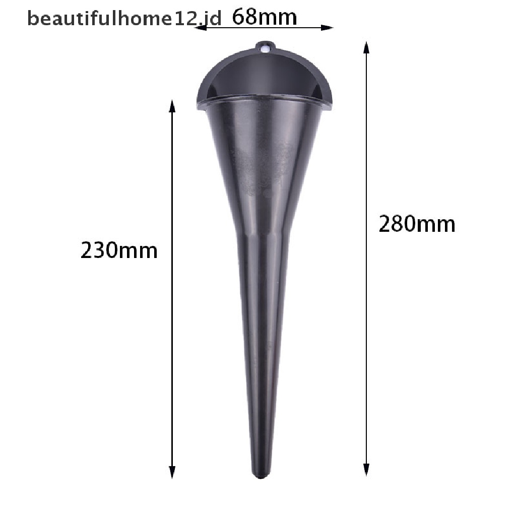 【beautifulhome12.id】 Motorcycle Long Mouth Funnel Plastic Refueling Oil Liquid Spout Diesel Filling .