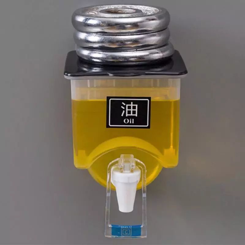 Dispenser minyak cuka kecap tempel dinding/Dispenser cairan dapur