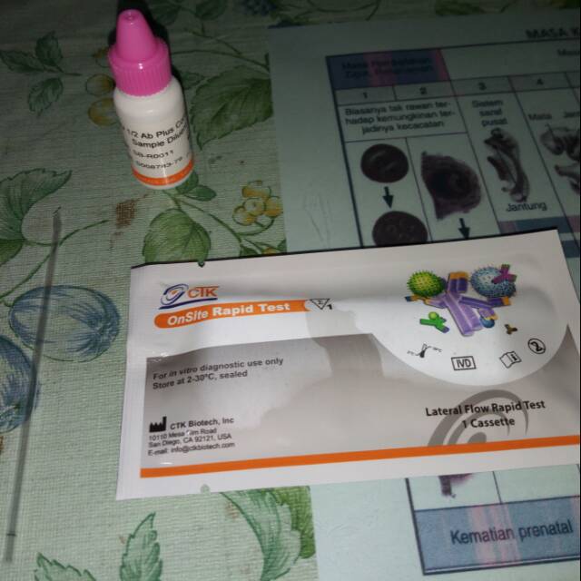 Tes Hiv OnSite, rapid test combo plus