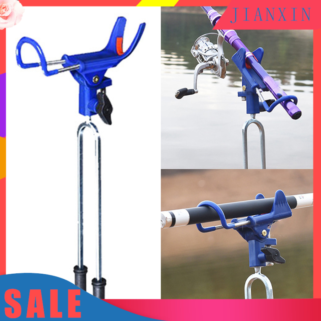 [Jianxin] Bracket Dudukan Joran Pancing Adjustable 360 Derajat Bahan Stainless Steel