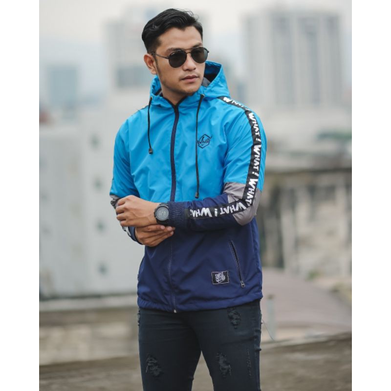 KMO JAKET PARASUT OUTDOOR PRIA KEREN / JAKET RUNNING