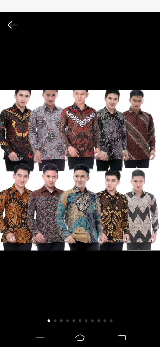 New Arrival Distro Batik Pria Bordir Sogan Hrb026 Batikaf Notoarto Batik Ipnu-ippnu Hem Pria Bel