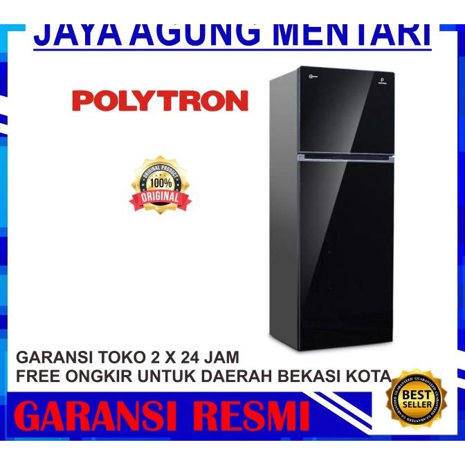 KULKAS POLYTRON PRW 29 VX BELLEZA JUMBO KULKAS 2 PINTU INVERTER PALING MURAH1111