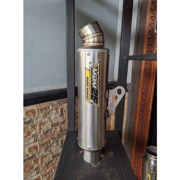 silincer inlet 50mm panjang 25cm original mdm25racing exhaust
