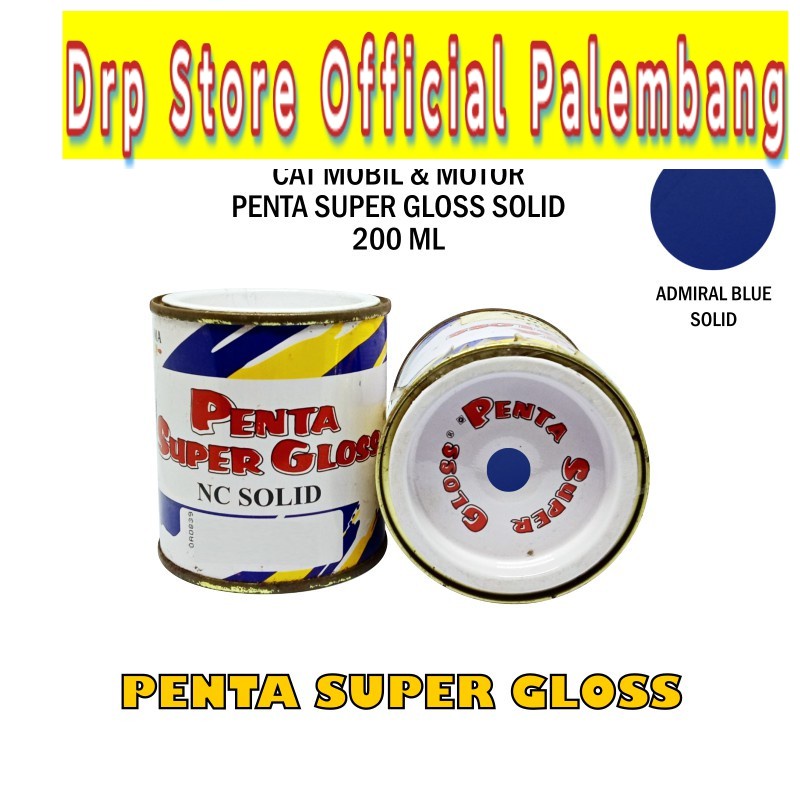 CAT PENTA ADMIRAL BLUE NP1011 200cc - penta super gloss blue - cat duco biru - cat biru penta biru