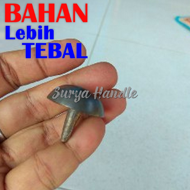 Paku Pines 2Cm Tarikan Gagang Pintu Kuningan Aksesories Gebyok Kuno Antik