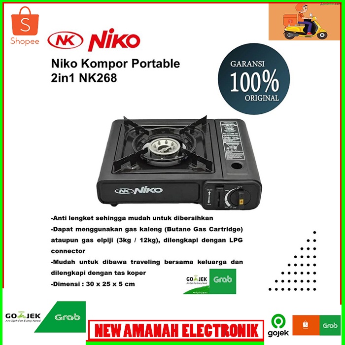 NIKO Kompor Gas Camping Portable