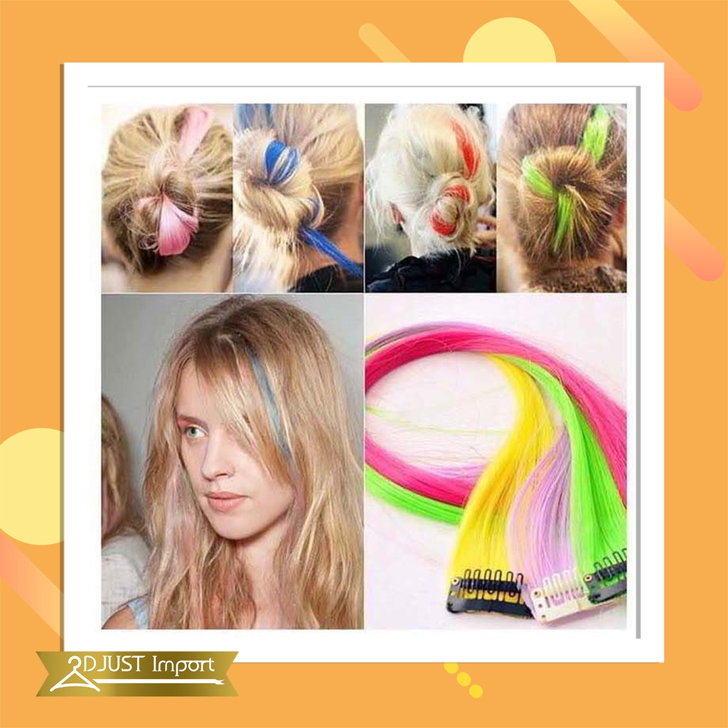 Hair Clip Ombre Gradient Wig Hair Clip
