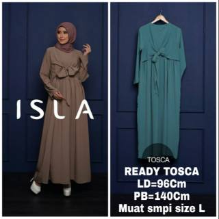  GAMIS  SALE MOUNURRA DRESS BY ISLA ORIGINAL BUSANA  MUSLIM  