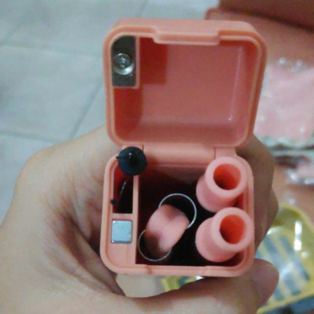 Joylife Reusable Sedotan Minum Lipat Tongkat Pembersih Kit Portable Baja Anti Karat