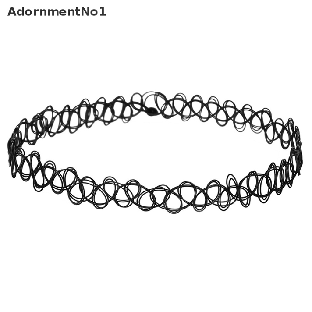 (AdornmentNo1) Kalung Choker Velvet Stretch Klasik Gaya Gothic Untuk Wanita