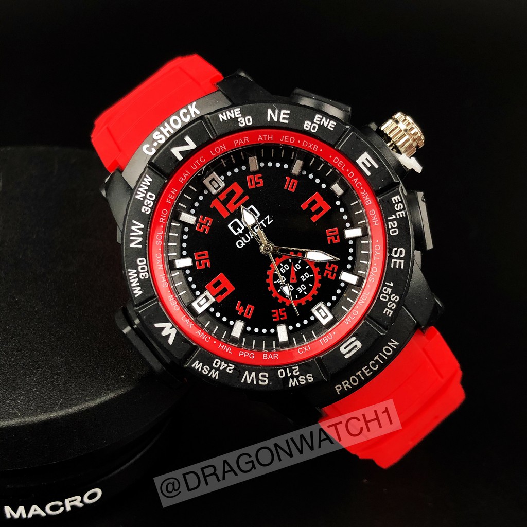 COD✅Jam tangan wanita pria rubber sprot jarum anti air fashion karet jam cewek/cowok    S1155