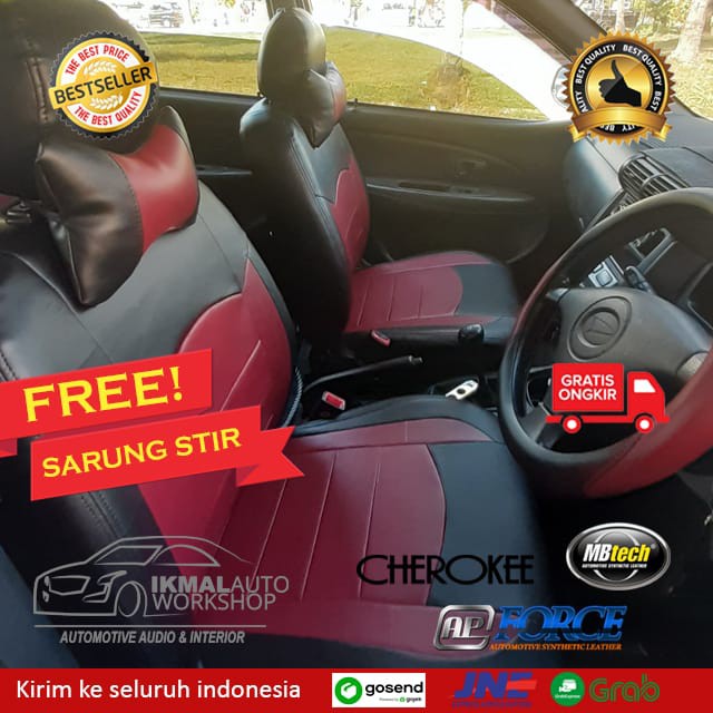 Sarung Jok Mobil Avanza Xenia ABS Bahan Cherokee Original Sintetis