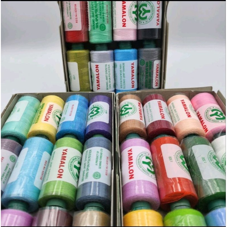 BENANG JAHIT YAMALON UKURAN 40/2 500YARD PER 1 ROLL