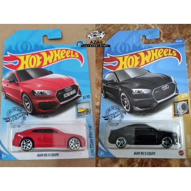 Hot Wheels Audi RS 5 RS5 Coupe merah hitam HW Reguler Hot Wheels Real Car mainan mobil mobilan turbo