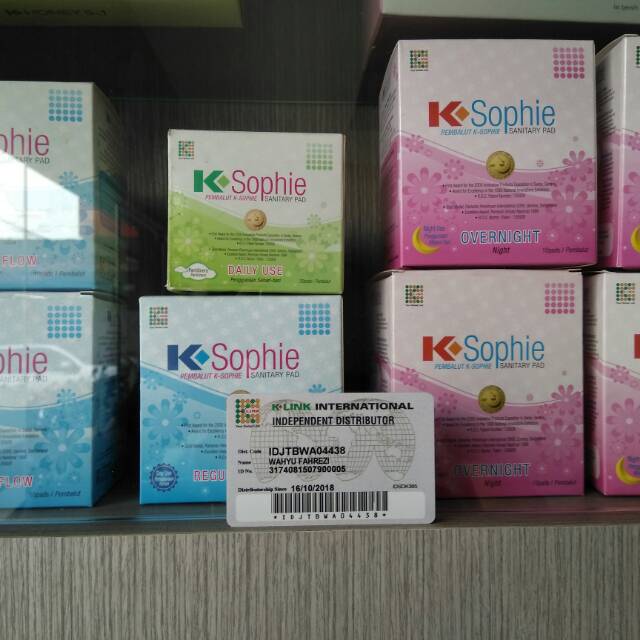 K-link Sophie Overnight, Daily Use, Regular Flow Pembalut Istimewa Garansi Uang Kembali Bila Palsu