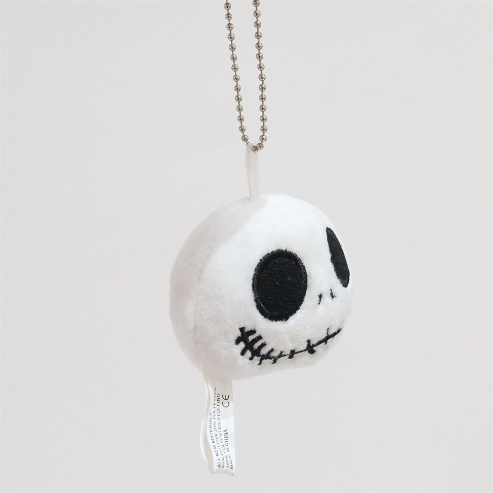 ELEGANT 8CM JACK Plush Doll Birthday Gift Jack Head Toys Halloween Festival Toy Stuffed Plush Doll Cartoon Plush Bone Skeleton Xmas Gift Classic Cartoon Halloween Skull Keychain Nightmare Before Christmas