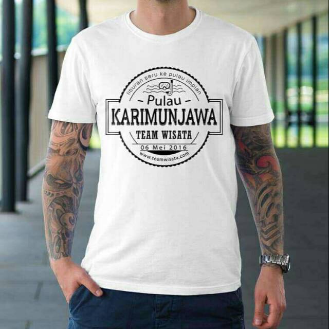 Kaos Karimun Jawa pulau wisata baju premium distro