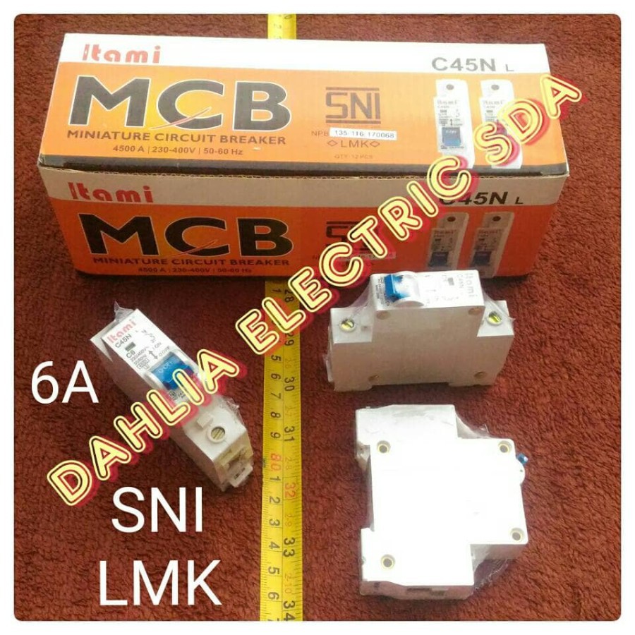 MCB 6A ITAMI ( SNI , LMK )